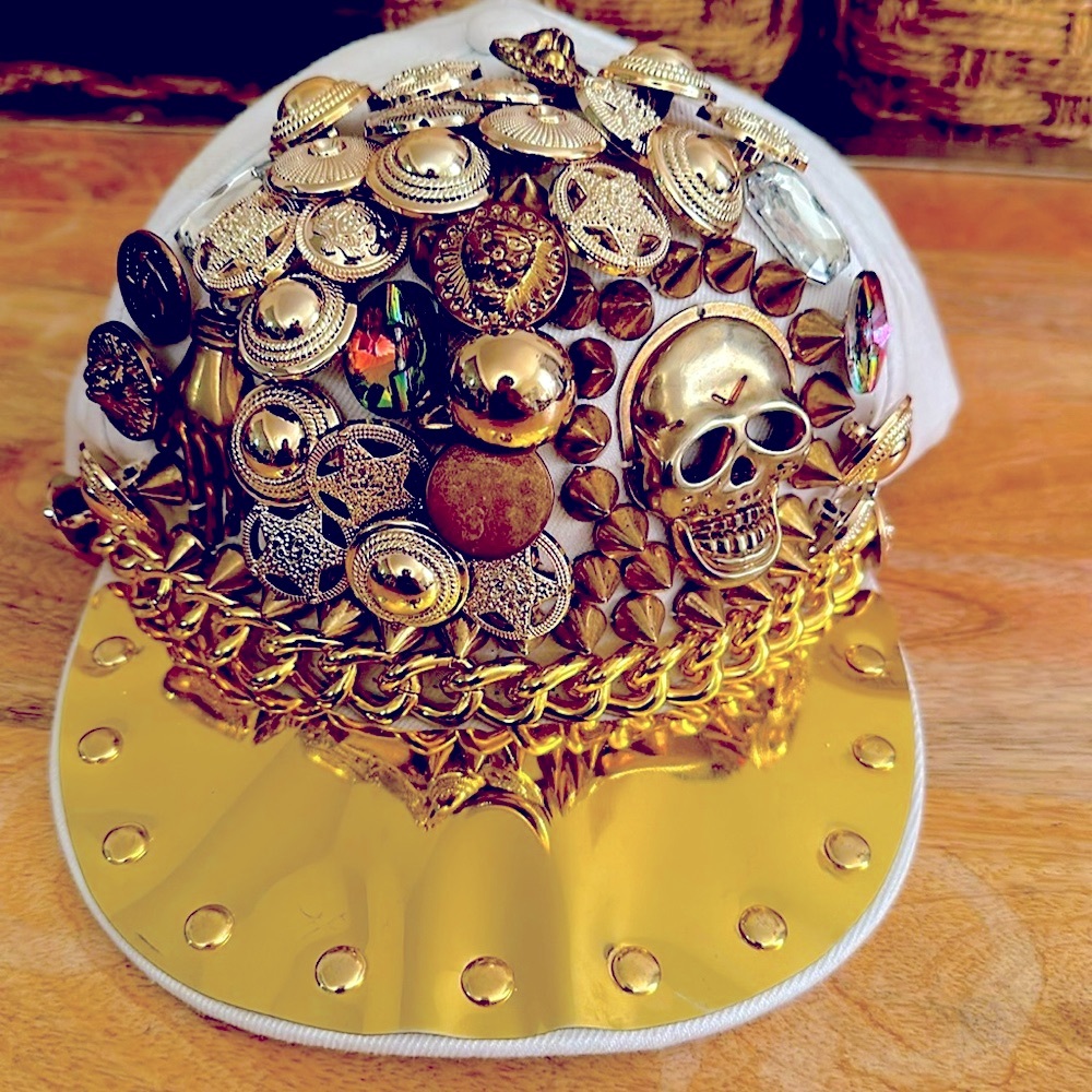 Skull cap strap back